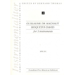 Hoquetus David - Guillaume de Machaut