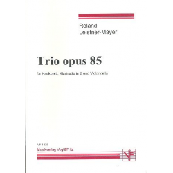 Trio op.85 für Hackbrett, Klarinette (B) - Roland Leistner-Mayer