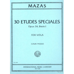Etudes op.36 vol.1 : for viola - Jacques Mazas