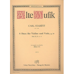 6 Duos op.18 Band 2 (Nr.4-6) - Carl Stamitz