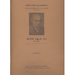 Suite si minore op.21,1 per pianoforte -Giuseppe Sgambati