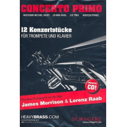 Concerto Primo - 12 Konzertstücke für Trompete und Klavier & CD - Diverse / Arr. Joe Pinkl