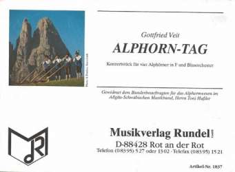 Alphorn-Tag (Konzertstück für 4 Alphörner in F & Blasorchester) - Gottfried Veit