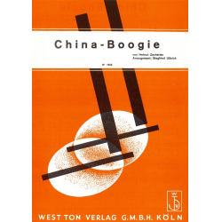 China-Boogie - Einzelausgabe Gesang und Klavier (PVG) - Helmut Zacharias / Arr. Siegfried Ulbrich