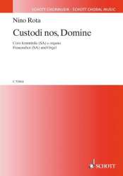 Custodi nos Domine : für Frauenchor - Nino Rota