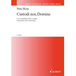 Custodi nos Domine : für Frauenchor -Nino Rota