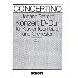 KONZERT D-DUR OP.10,1 : FUER KLAVIER - Johann Stamitz