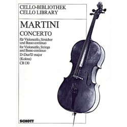 Concerto D-Dur : für Violoncello - Giovanni Battista Martini
