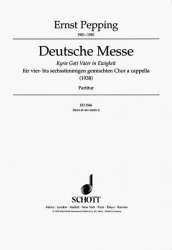 Deutsche Messe : für 4-6stg gem Chor - Ernst Pepping