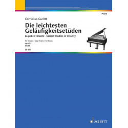 Die leichtesten Geläufigkeitsetüden op. 83 -Cornelius Gurlitt