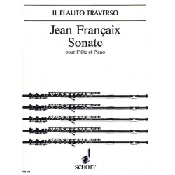 SONATE : POUR FLUTE - Jean Francaix