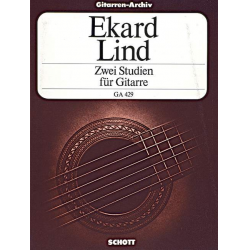 2 STUDIEN : FUER GITARRE SOLO - Ekard Lind