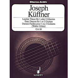 41 leichte Tänze : für Gitarre - Joseph Küffner