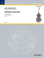 Sinfonia piccola op.66 : für 8 Kontrabässe - Bertold Hummel