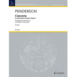 Ciaccona in memoriam Giovanni Paolo II - Krzysztof Penderecki / Arr. Claus-Dieter Ludwig