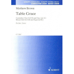Table Grace - Matthew Brown
