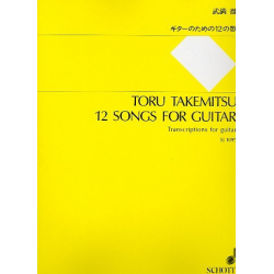 12 Songs for guitar - Toru Takemitsu