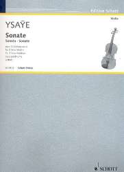 Sonate op.posthume pour 2 violons - Eugène Ysaye