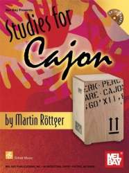 Studies (+CD) for cajon - Martin Röttger