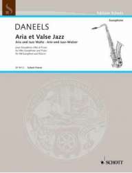 Aria et valse jazz pour saxophone alto - Francois Daneels
