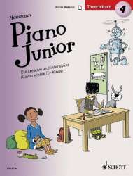 Piano junior - Theoriebuch Band 4 (+Online-Material) -Hans-Günter Heumann