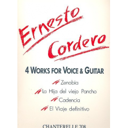 4 Works for voice and guitar - Ernesto Cordero