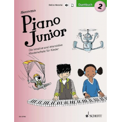 Piano junior - Duettbuch Band 2 (+Online-Material) -Hans-Günter Heumann