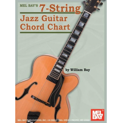 7-string Jazz Guitar Chord Chart - William Bay