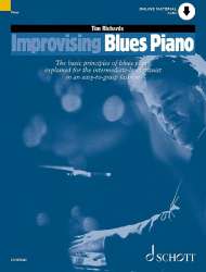 Improvising Blues Piano (+Online Audio) - Tim Richards