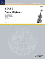 Poème élégiaque op.12 - Eugène Ysaye