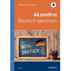 Akzentfrei Deutsch sprechen (+Online Audio) - Nathalie Claude
