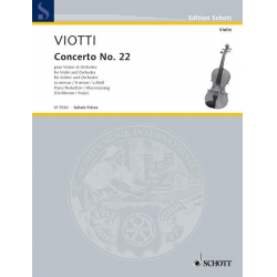 Konzert Nr. 22 a-Moll für Violine und Orchester - Giovanni Battista Viotti