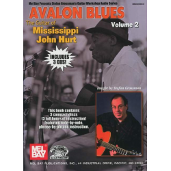 Avalon Blues vol.2 (+3CD's): the guitar - Stefan Grossman