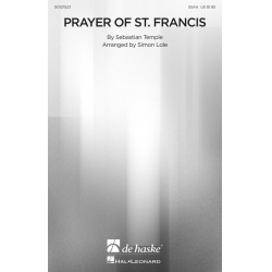 Prayer of St. Francis - Sebastian Temple / Arr. Simon Lole