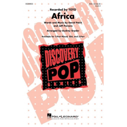 Africa - David Paich & Jeff Porcaro (Toto) / Arr. Audrey Snyder
