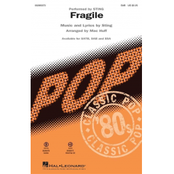 Fragile - Sting / Arr. Mac Huff