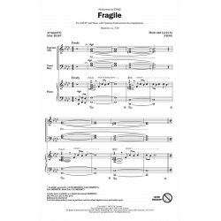 Fragile - Sting / Arr. Mac Huff