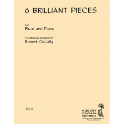 6 Brilliant Pieces for Flute and Piano - Robert Cavally