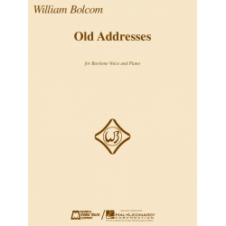 Old Addresses - William Bolcom