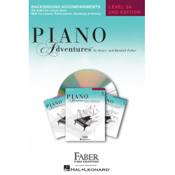 Piano Adventures Level 3A - Lesson Book CD -Nancy Faber