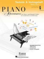 Piano Adventures: Technik- & Vortragsheft Stufe 6 - Nancy Faber