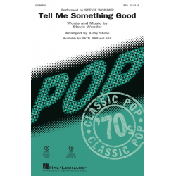 Tell Me Something Good - Stevie Wonder / Arr. Kirby Shaw