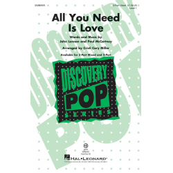 All You Need Is Love - Paul McCartney John Lennon & / Arr. Cristi Cary Miller