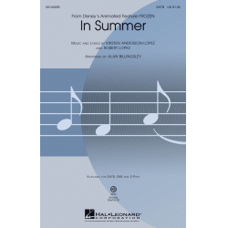 In Summer -Kristen Anderson-Lopez & Robert Lopez / Arr.Alan Billingsley