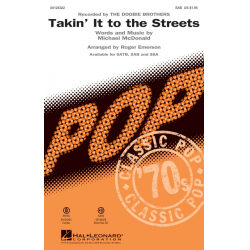 Takin' It to the Streets - Michael McDonald / Arr. Roger Emerson