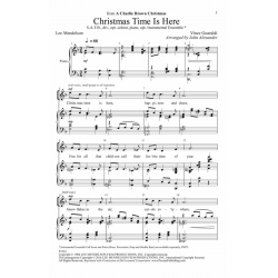 Christmas Time Is Here - Vince Guaraldi / Arr. John Alexander