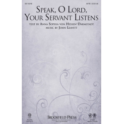 Speak, O Lord, Your Servant Listens - John Leavitt