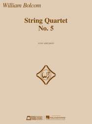 String Quartet No. 5 - Score And Parts - William Bolcom