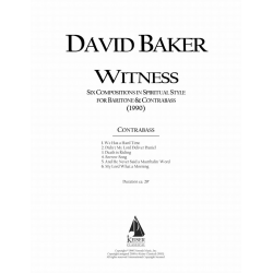 Six Original Compositions in Spiritual Style - David Baker