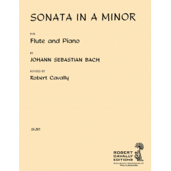 Sonata in A Minor, BWV 1013 - Johann Sebastian Bach / Arr. Gustav Schreck